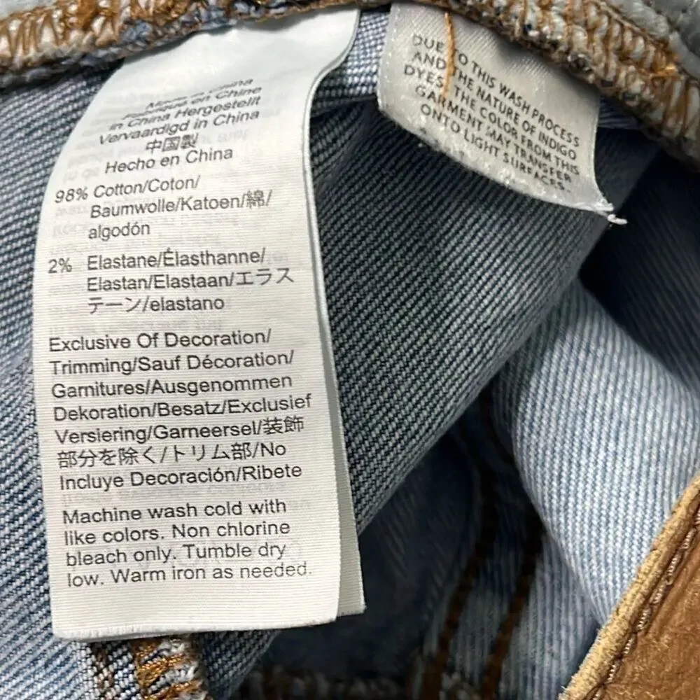 MADEWELL CLASSIC STRAIGHT JEAN SIZE 24‎